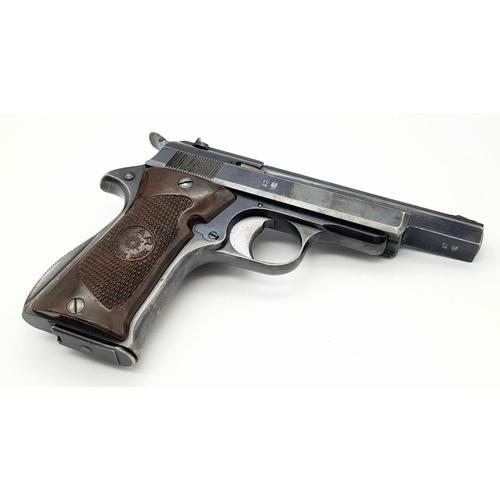 121 - A Deactivated Star Semi-Automatic Pistol with Silencer! This 7.65mm calibre gun has a removable 17cm... 