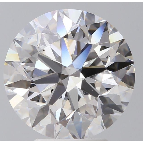 52 - 4CT ROUND SHAPED LAB-GROWN DIAMOND, COLOUR E, CLARITY VS2. COMES WITH IGI CERTIFICATE. MEASUREMENT 1... 