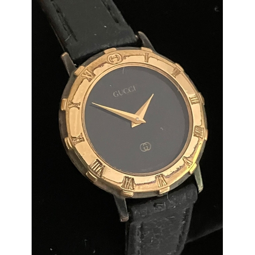 490 - Ladies Genuine Vintage GUCCI 3200L GOLD PLATED WRISTWATCH. Quartz movement.   Full working order. Ne... 