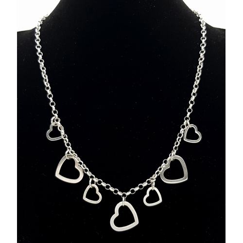 830 - Three Various Styles Solid Silver 925 Necklaces, Total weight: 25.3 grams, 40 to 45 cm. All in very ... 