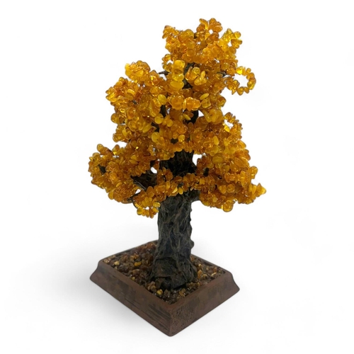 786 - Amber Tree sculpture from Kaliningrad, Russia 
Handcrafted by artisans with detailed craftsmanship, ... 