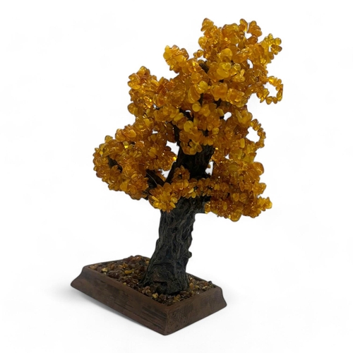 786 - Amber Tree sculpture from Kaliningrad, Russia 
Handcrafted by artisans with detailed craftsmanship, ... 