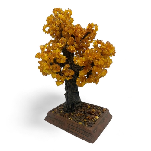 786 - Amber Tree sculpture from Kaliningrad, Russia 
Handcrafted by artisans with detailed craftsmanship, ... 