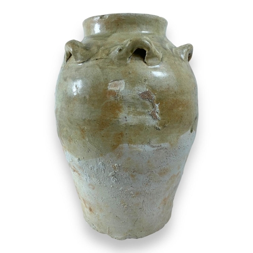 909 - A large Ly Dynasty (11th-12th century) Six-Pronged ceramic Vase, retrieved from an ocean excavation.... 