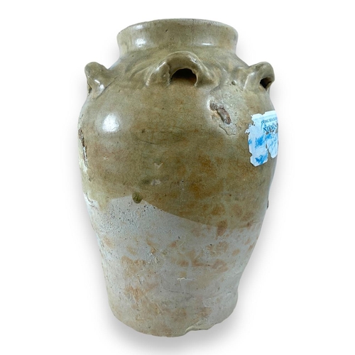 909 - A large Ly Dynasty (11th-12th century) Six-Pronged ceramic Vase, retrieved from an ocean excavation.... 