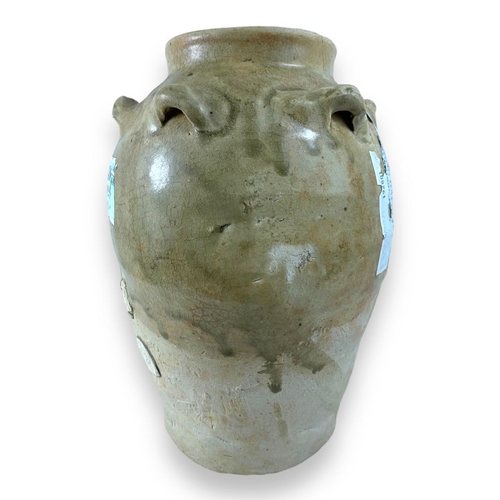 909 - A large Ly Dynasty (11th-12th century) Six-Pronged ceramic Vase, retrieved from an ocean excavation.... 