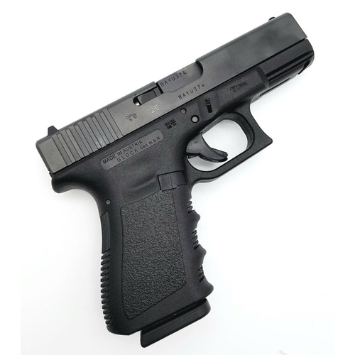 1241 - A 9mm Glock Model 19 Generation 3 Semi-Automatic Pistol. As new with spare mag, loader, instructions... 