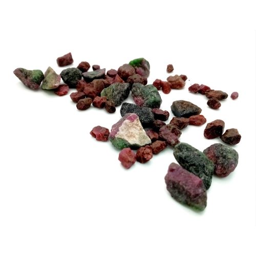 1118 - 336ct Rough Ruby Zoisite Gemstones Lot.
Weight: approx 68.14g