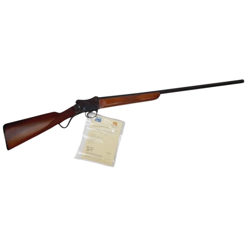 1002 - A Vintage Greener 12 Gauge Falling Block Shotgun. 31.25 inch barrel length. Latest EU deactivation c... 