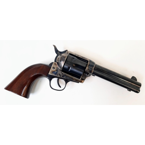 1387 - A Deactivated Uberti Reproduction Colt Peacemaker Gun. This Italian made .22 calibre revolver comes ... 