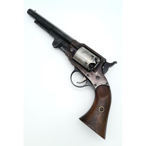 806 - A Rogers and Spencer .44 Calibre Black Powder Pistol. 7.25 inch barrel. Latest EU deactivation certi... 