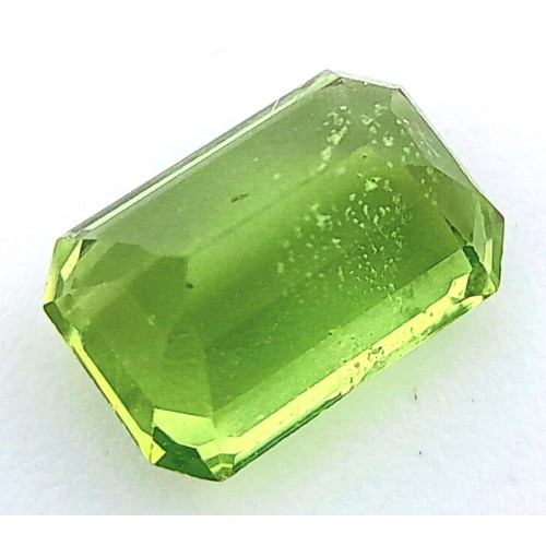 1556 - A Lot of Four Natural Pakistan Peridot Gemstones - GFCO Certified. 1.26ct , 2.10ct , 2.41ct and 2.34... 