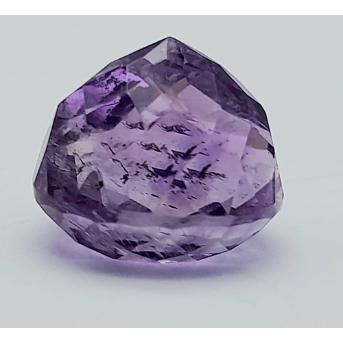 1367 - A 15.25ct Madagascan Amethyst Gemstone - AIG Certified.