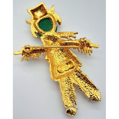 140 - A replica of a “Scarecrow” brooch that once belonged to Jacqueline Bouvier Kennedy, First Lady of th... 