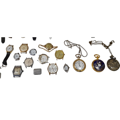 471 - A Mixed Lot of Vintage Watches and Pocket Watches. As found. 1.65k.