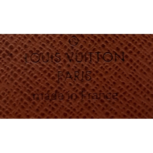 877 - Louis Vuitton Sarah Wallet Monogram Canvas. Monogram coated canvas exterior with gold-tone hardware ... 