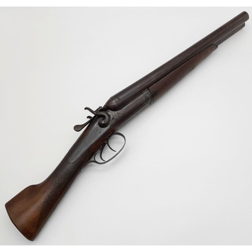 836 - A 12 GUAGE SAWN OFF SHOTGUN MADE BY LEECH AND SONS , COMES WITH DEACTIVATION CERTIFICATE. UK/EU Sale... 