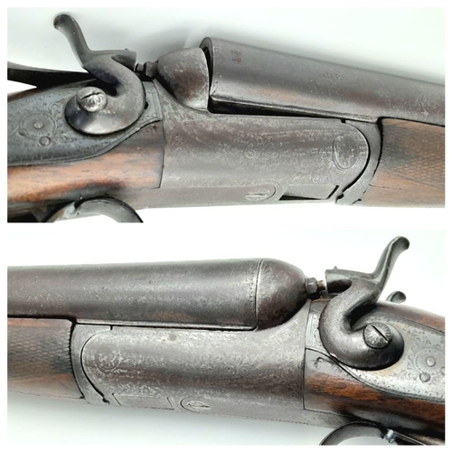 836 - A 12 GUAGE SAWN OFF SHOTGUN MADE BY LEECH AND SONS , COMES WITH DEACTIVATION CERTIFICATE. UK/EU Sale... 