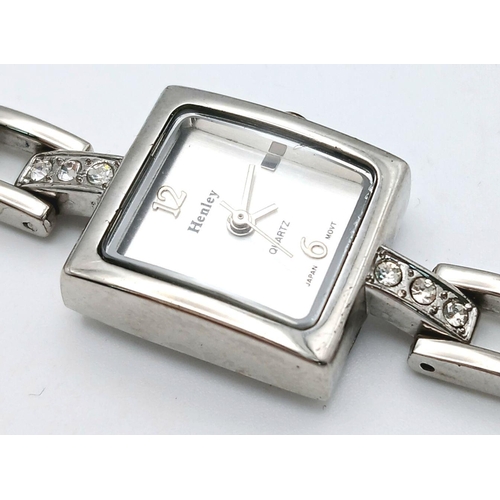 1497 - Three Ladies Vintage and Later Dress Watches Comprising 1) A rare Vintage Silicon Quartz Bracelet Wa... 