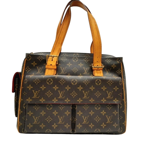 129 - A Louis Vuitton Viva Cite Large Shoulder Bag. Coated LV canvas exterior with two large pockets. Brow... 