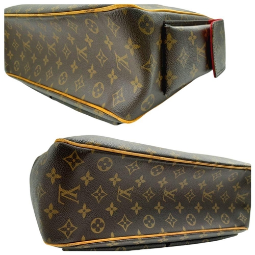 129 - A Louis Vuitton Viva Cite Large Shoulder Bag. Coated LV canvas exterior with two large pockets. Brow... 