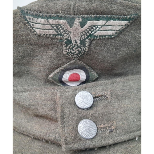 152 - A WW2 German Heer (Army) M43 Cap.