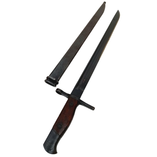 229 - A WW2 Japanese Arisaka Bayonet. Super condition. Double makers mark for the Toyoda Jido Shokki Seisa... 