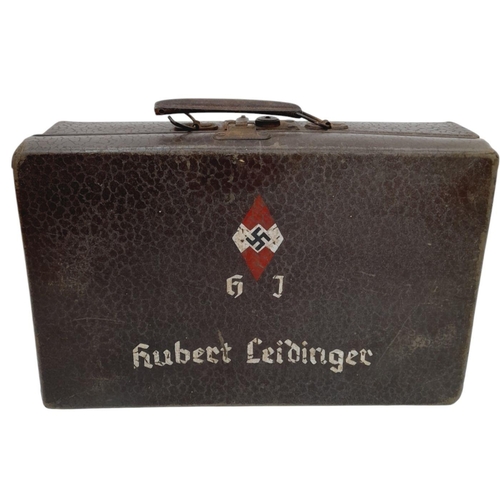 266 - A WW2 Period Hitler Youth Suitcase.