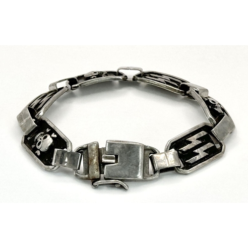 594 - A Bracelet made from a Waffen SS Officers Dagger Chain.