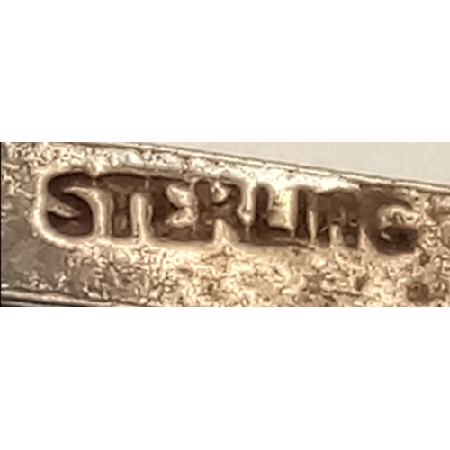 636 - A 1930’s Stirling Silver American NSDAP Supporters Patriotic Brooch.