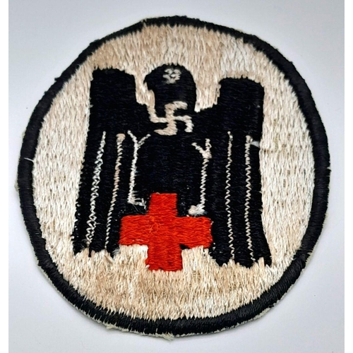 653 - A WW2 German DRK (German Red Cross) Sports Vest Badge.