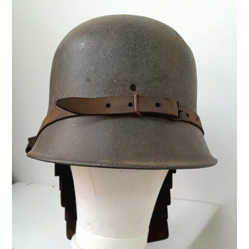 69 - A WW1 Austrian Sturmtruppen (Storm Troopers) “Shock Troops” M18 Helmet with Heavy Machine Gunners An... 