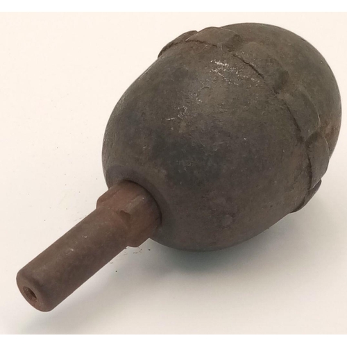 791 - An INERT WW1 German Model 17 Eierhandgranate (egg hand grenade). UK MAINLAND SHIPPING ONLY!