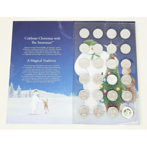 142 - A Royal Mint 2024 Advent Calendar, Limited Edition of 3,000. Contains 23 chocolate coins and a Brill... 