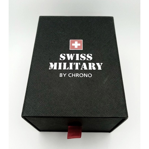 361 - A Swiss Military Date Watch by Chrono Model SM30200. Official Licensed Product by the Swiss Confeder... 