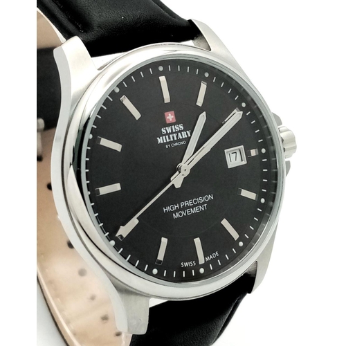 361 - A Swiss Military Date Watch by Chrono Model SM30200. Official Licensed Product by the Swiss Confeder... 