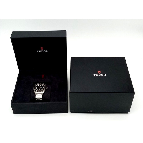 72 - A Tudor Black Bay Automatic Gents Watch. Model - 79030n. 2021. Stainless steel bracelet and case - 3... 