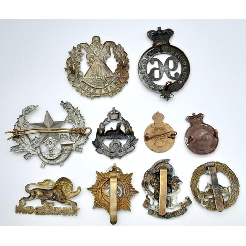 413 - Selection of VINTAGE MILITARY CAP BADGES, To include Cameron Highlanders, Artists Rifles, Shropshire... 