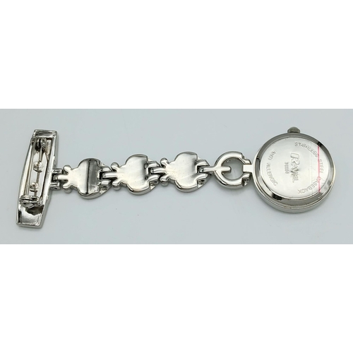 845 - A Parcel of Two Quartz Time Pieces Comprising; 1) A Ravel, Heart Design Brooch Pendant Watch. 22mm C... 