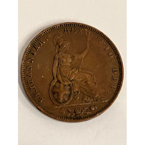 1037 - 1831 WILLIAM IV FARTHING. Very fine condition.