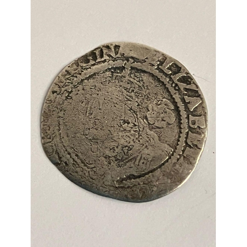 532 - 1569 ELIZABETH I HAMMERED SILVER SIXPENCE. Please see pictures.