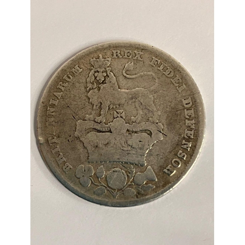 714 - 1826 GEORGE IV SILVER SHILLING. Fair/fine condition.