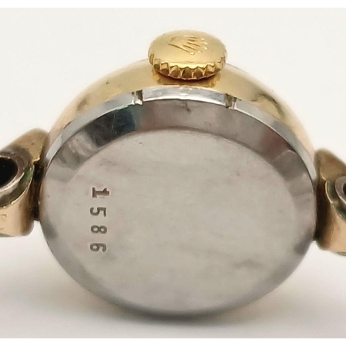 375 - A Ladies Vintage Tudor Princess ‘Self Winding Rotor’ Dress Watch. Rolex Crown and Fully Stamped on M... 