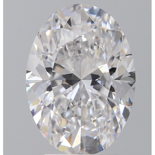 267 - 3.01CT OVAL SHAPED LAB-GROWN DIAMOND, COLOUR D, CLARITY VS1. COMES WITH IGI CERTIFICATE. MEASUREMENT... 