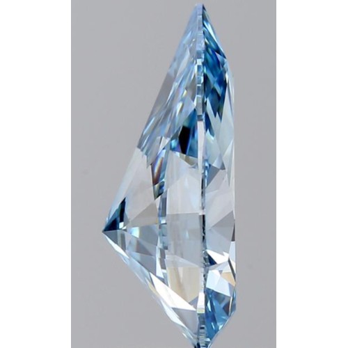 541 - 1.25CT PEAR SHAPED LAB-GROWN BLUE DIAMOND, COLOUR FANCY VIVID BLUE, CLARITY VS1.  COMES WITH IGI CER... 