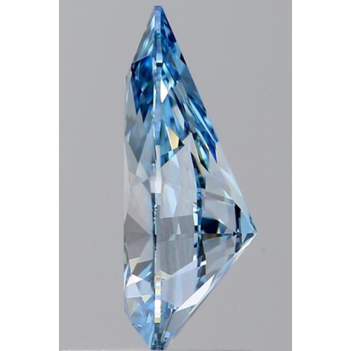 541 - 1.25CT PEAR SHAPED LAB-GROWN BLUE DIAMOND, COLOUR FANCY VIVID BLUE, CLARITY VS1.  COMES WITH IGI CER... 