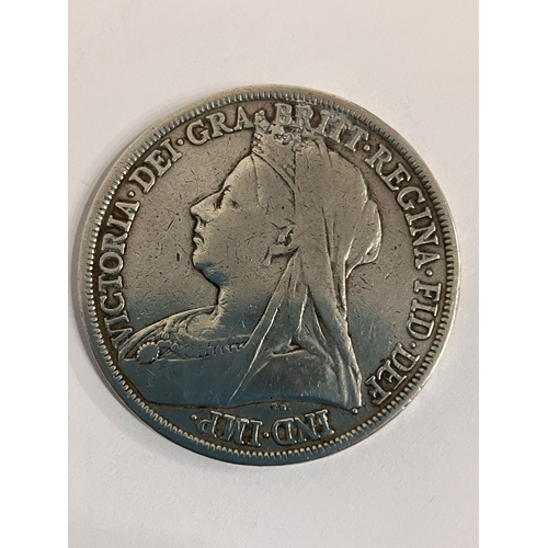 539 - 1893 SILVER CROWN. Very fine/extra fine condition. Exceptional detail with bold and raised definitio... 