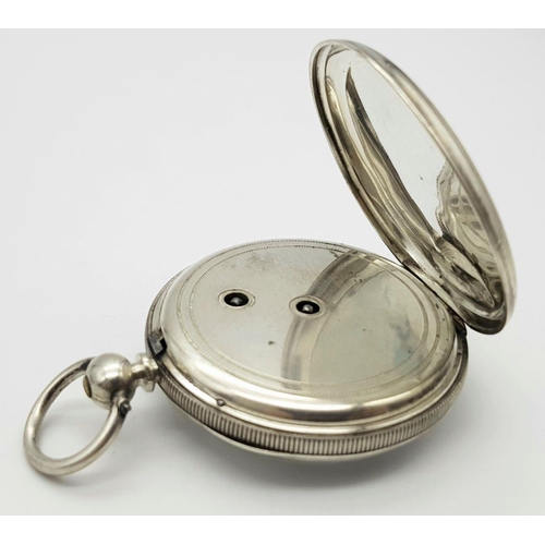 898 - A Gents Silver Key-wind Pocket Watch. In working order.