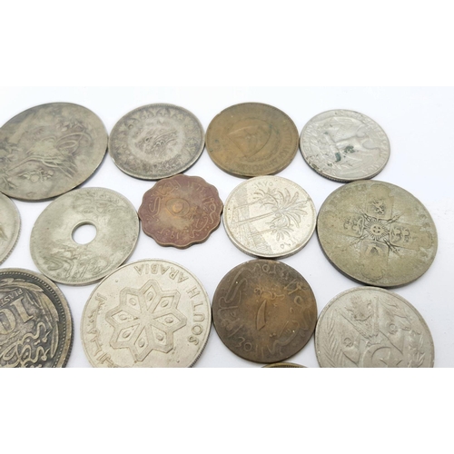 900 - A Small Collection of World Coins - a few silver.