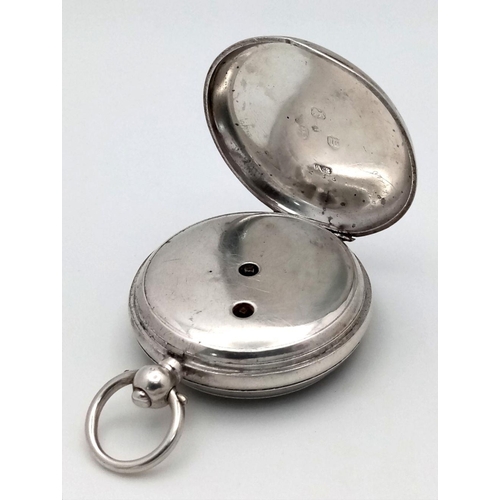 919 - A Silver Waltham Pocket Watch. Ticks but as found.